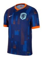 Netherlands Away Football Jersey 2024 with Lion crest and modern design.