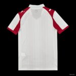 Southampton FC 2025/26 home football jersey with red and white design.