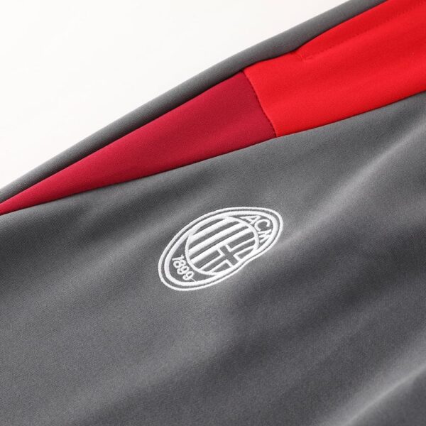 AC Milan official pre-match Jacetsuit for 2024/25 season, featuring team logo and modern design.