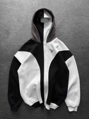 سلسلة هوديي oversized أنيقة من الفانيلا الممشطة.