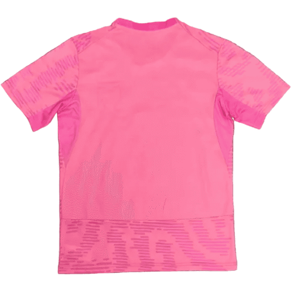 Pink Portugal football jersey 2026, authentic sportswear for fans and players.