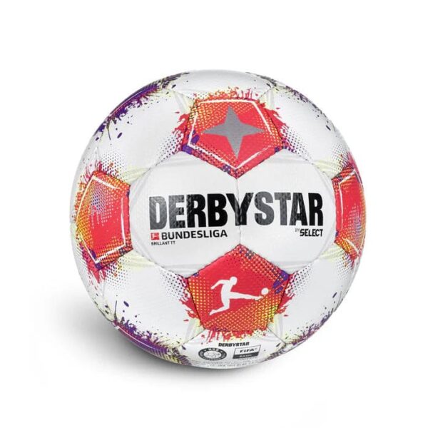 Authentic Bundesliga match ball for soccer, Derbystar Brillant TT design, high-quality football for.