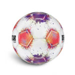 Official Bundesliga match ball by Derbystar, featuring vibrant colorful design and high-quality craf.