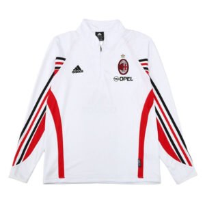 AC Milan White Retro Training Suit Top