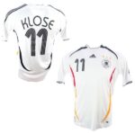 قميص ألمانيا الكلاسيكي بكأس العالم 2006 مع اسم كلويس ورقم 11.