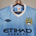 Manchester City limited edition football jersey with Agüero, 2011-2012 season.