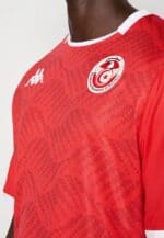 Tunisia football jersey with team logo and Kappa branding.