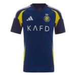 Authentic AL Nassr away jersey 24/25 with Ronaldo 7, perfect for fans and collectors.
