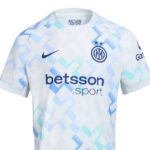 Inter Milan away football jersey 2025/26 with team logo and modern design.