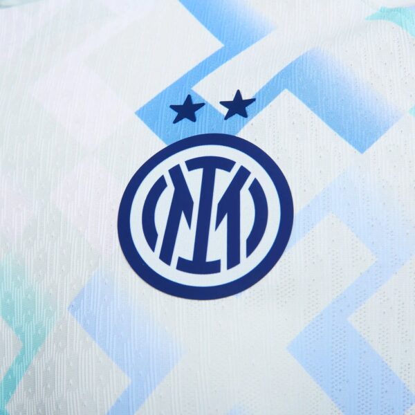 Official Inter Milan away football jersey for 2025/26 season. Authentic design with club logo and st.