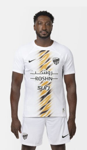 Official Al-Ittihad away football jersey for 2024/25 season, featuring team logo and modern design.