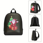 Kids LED Smart Backpack with Santa Design.