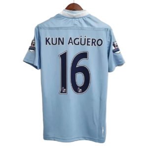 Manchester City Limited Edition Jersey with  Kun Agüero 2011-2012