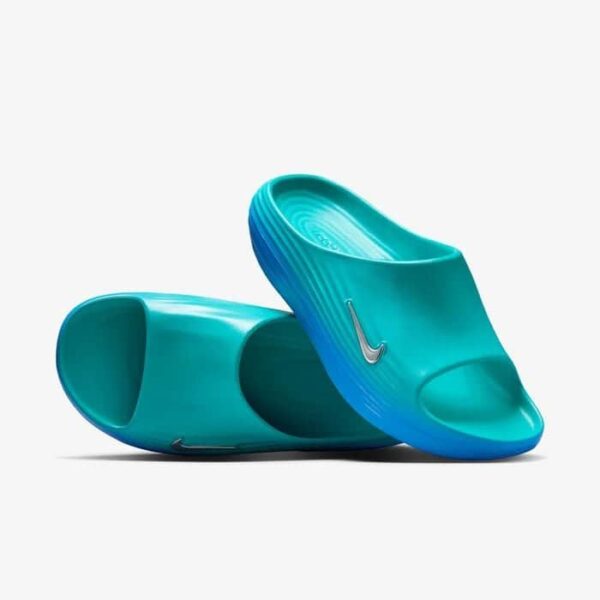 Nike ReactX Rejuven8 Slide in Blue Gradient for comfortable casual wear.