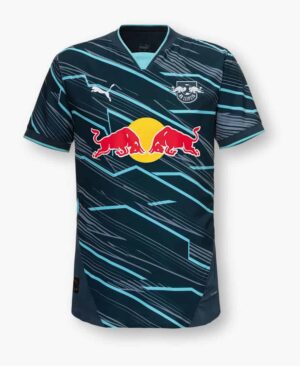 Leipzig third football jersey 2024/25 with Red Bull logo, modern design, authentic sportswear.