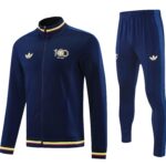 Adidas Anniversary Navy Blue Jacket and Pants Set for sports and casual wear.