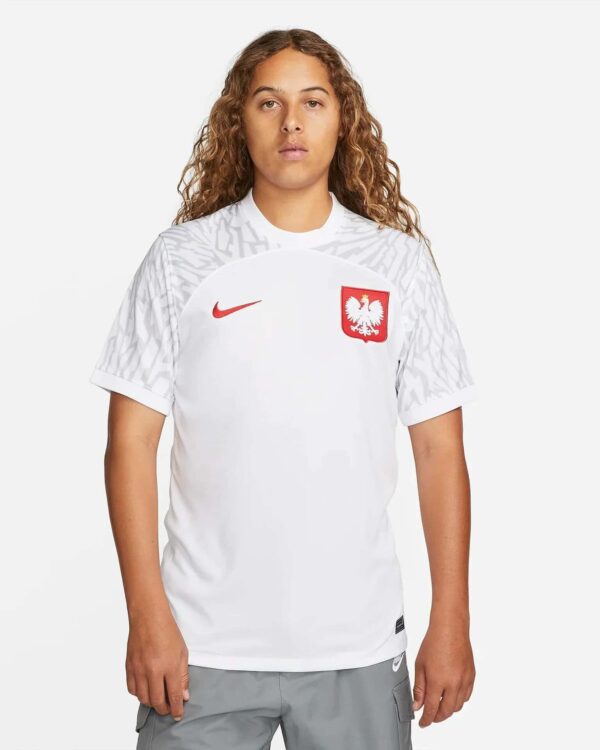 Poland national team World Cup home jersey 2022/23, authentic football kit.