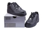 Black Air Force Low 1 sneakers for men and women. Authentic, stylish, and comfortable casual footwea.