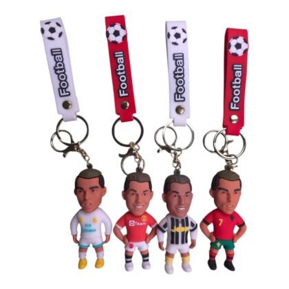 Cristiano Ronaldo Keychain – 4 Kits Collection