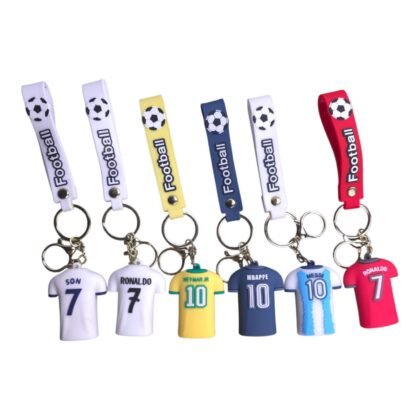 Football Shirt Keychains – Player Jersey Collection