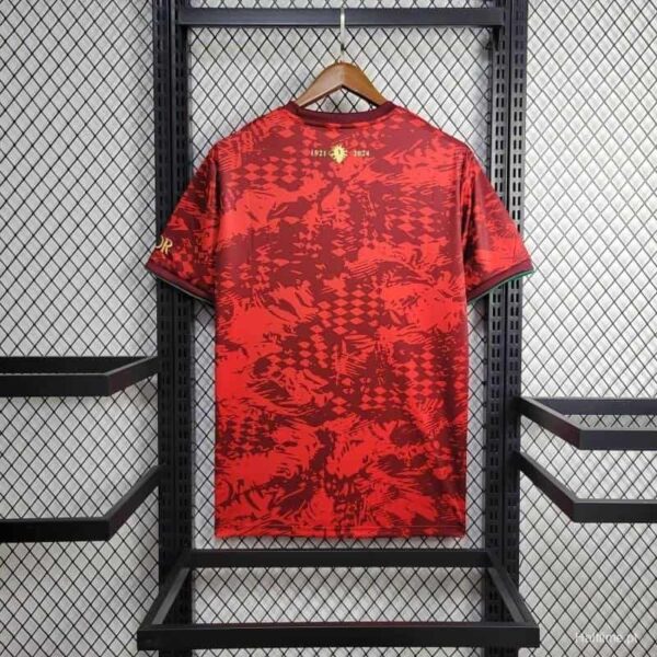 Portugal Red Special Edition football jersey 2024 with vibrant red and black design.