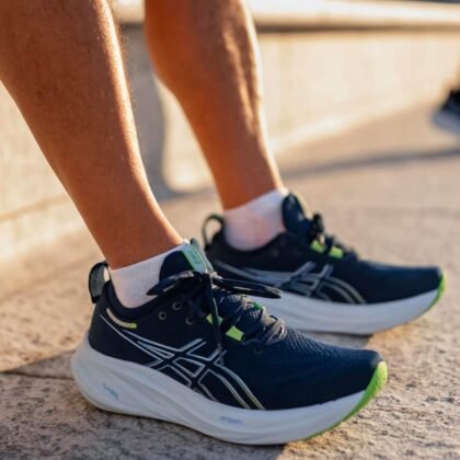 ASICS Gel-Nimbus 26 French Blue Electric Lime