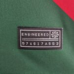 Official Portugal 2022 Ronaldo World Cup Final jersey label with "Engineered" tag and serial number.