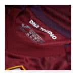 Close-up of Torino 2024/25 home jersey fabric and label details.