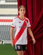 Authentic River Plate home football jersey 2023/24 season, featuring team logo and stylish design.