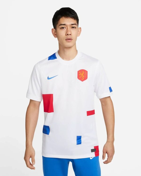 Official NetherLan 2022 Stadium Away soccer jersey for UAE national team. Authentic, lightweight, an.