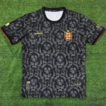 England football jersey with lion face pattern, official team crest, and bold design.