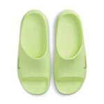 Light green Nike ReactX Rejuven8 slides for comfortable casual wear.