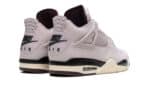 Air Jordan 4 Fossil Stone sneakers with white and grey accents, iconic design, and Air cushioning fo.