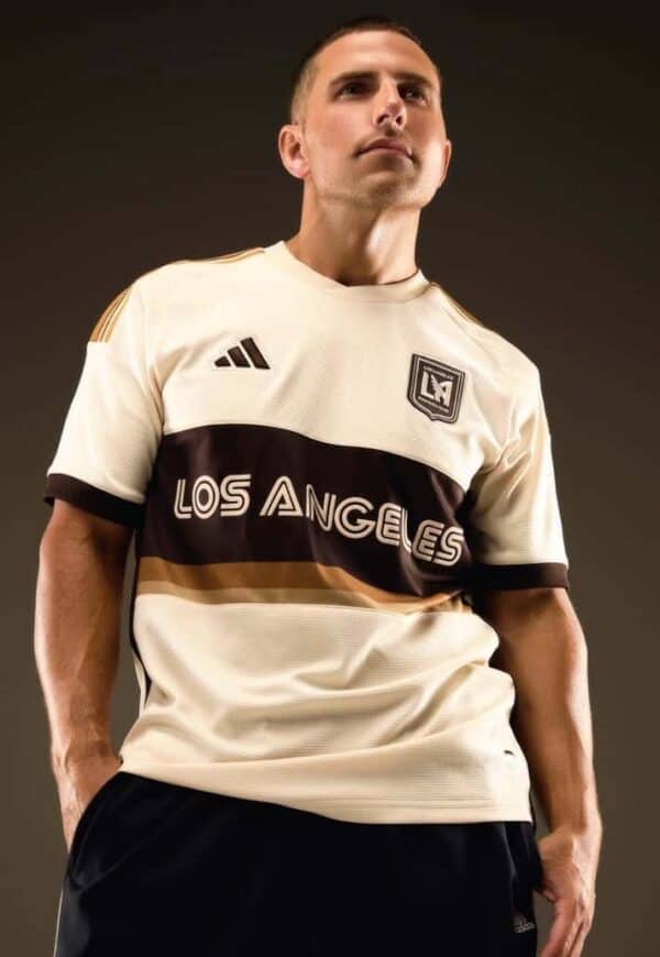Los Angeles FC third kit 2024/25 football jersey for authentic fan wear.