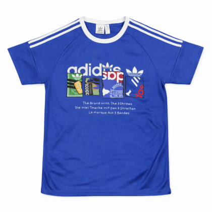 Adidas Cultural Graphic T-Shirt – Blue Edition