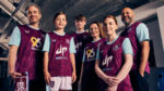 Burnley FC 2024/25 home football jersey with team logo and sponsor details.