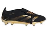 Premium Adidas Predator Elite FG Belli firm ground football boots with gold accents. Perfect for pro.