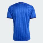 Italy national football team home jersey for 2025/26 season, blue with subtle pattern, comfortable f.