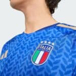 Italy national football team home jersey 2025/26 with official badge and vibrant blue design.