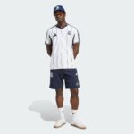 Authentic Real Madrid football jersey with team logo and classic design, perfect for fans and player.
