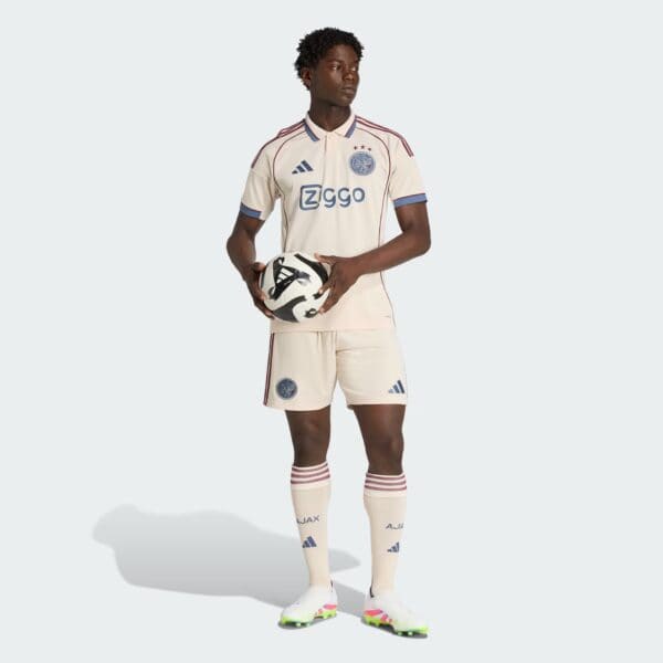 AJX third football jersey 2025/26 with team logo and modern design.