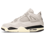 Air Jordan 4 Fossil Stone sneaker with neutral tones and modern design.
