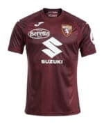 Official Torino FC 2024/25 home football jersey with team crest and sponsor logos.