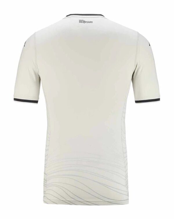 Authentic Monaco third football jersey for 2024/25 season. White design with subtle pattern and team.