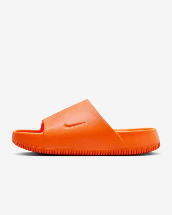 Bright Mandarin Nike slide sandal for casual wear and comfort.