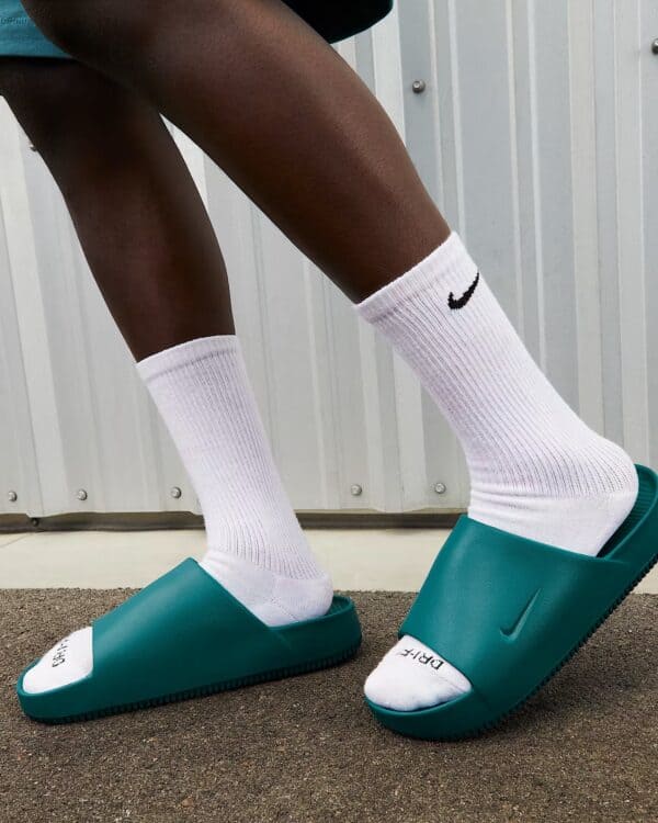Nike Calm Slide Geode Teal for comfortable casual wear.