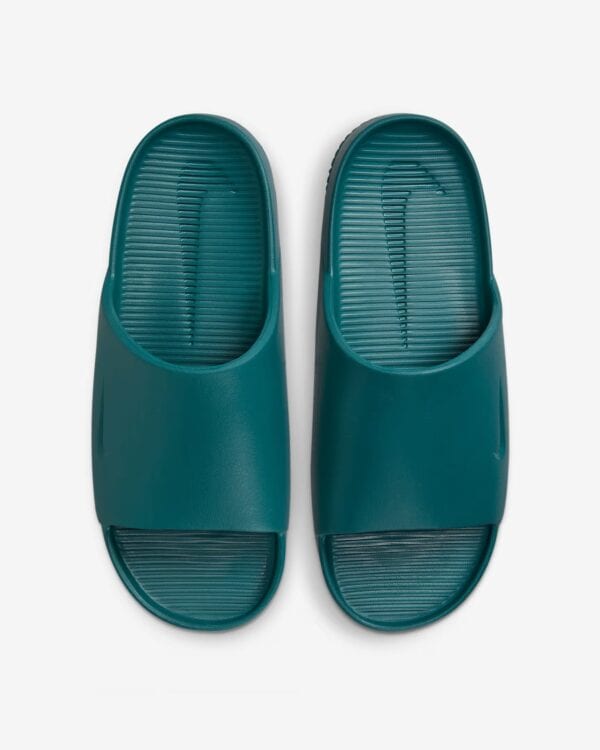 Nike Calm Slide in Geode Teal, comfortable slip-on footwear for casual wear.