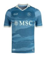 Napoli Special Edition Football Jersey 2025/26, authentic blue design with club logo and sponsor.