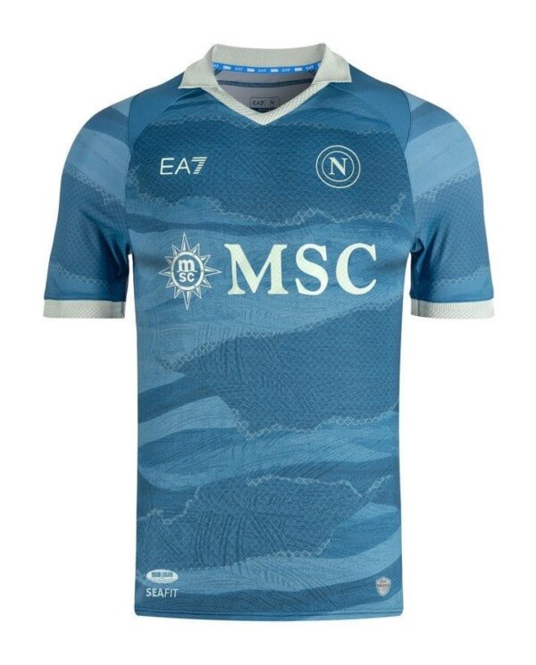 Napoli Special Edition Football Jersey 2025/26, authentic blue design with club logo and sponsor.