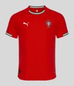 Portugal 2025 home football jersey with national team crest and Puma logo.